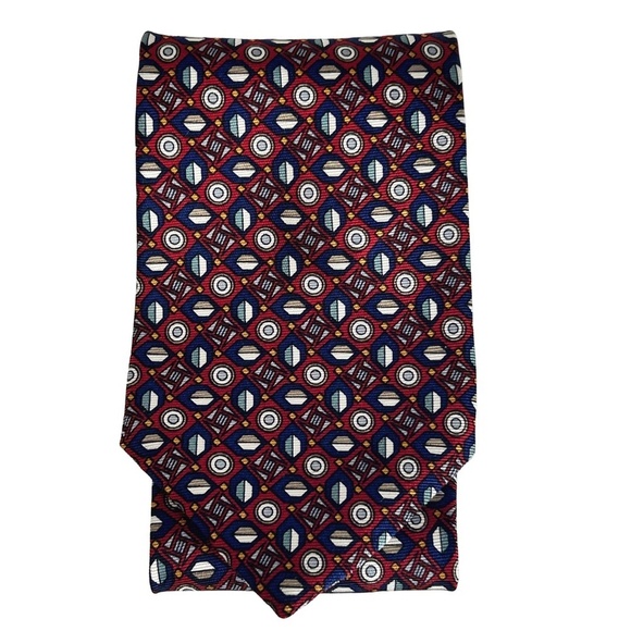 Christian Dior Monsieur Necktie Tie 100% Silk USA Capsule & Circle Pattern Y2K - Picture 3 of 10